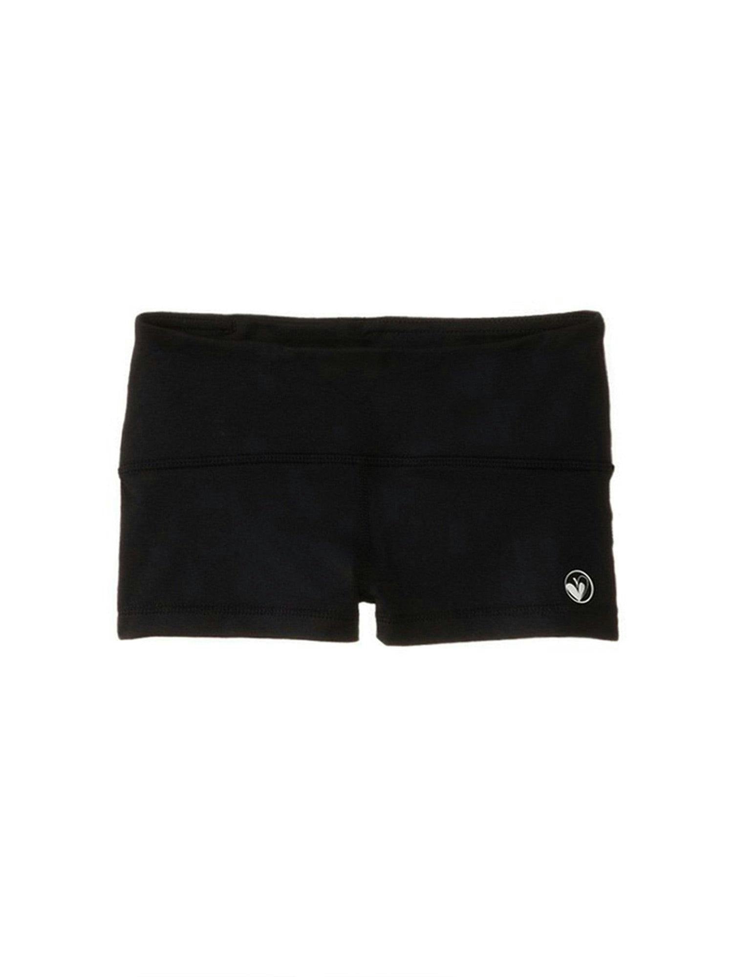 Essential Black Activewear Mini Shorts