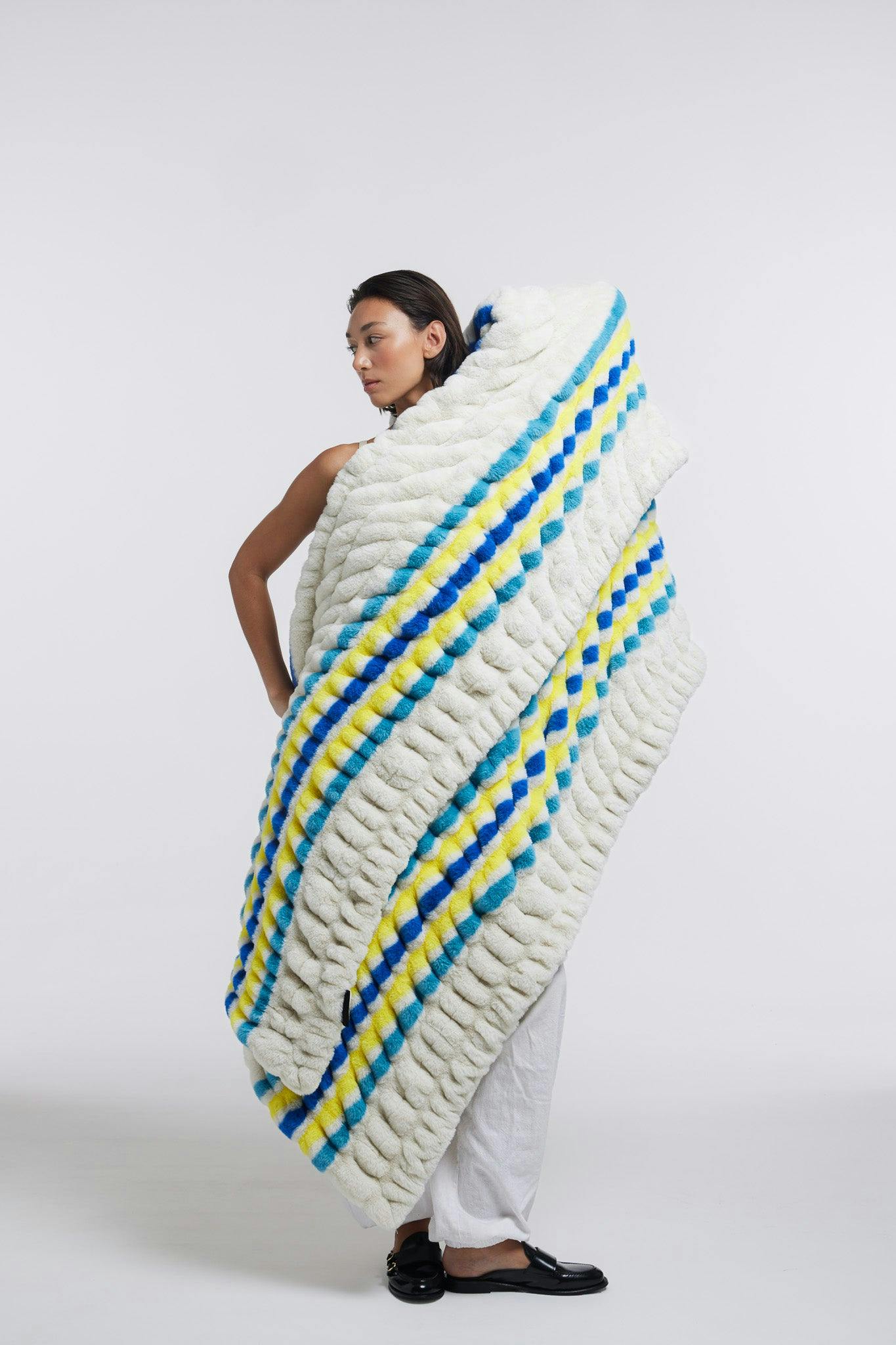 No. 014 Iris Stripe Blanket