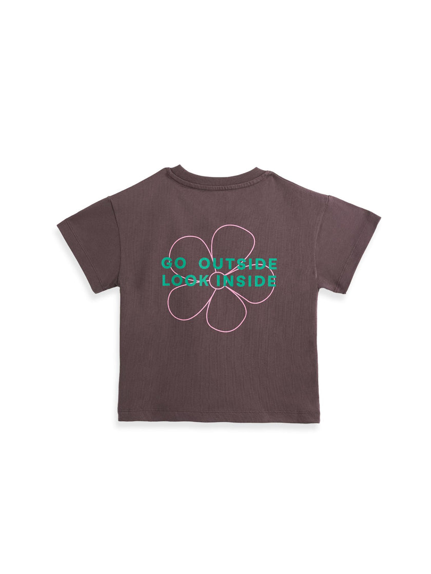 children's cotton t-shirt - flower power