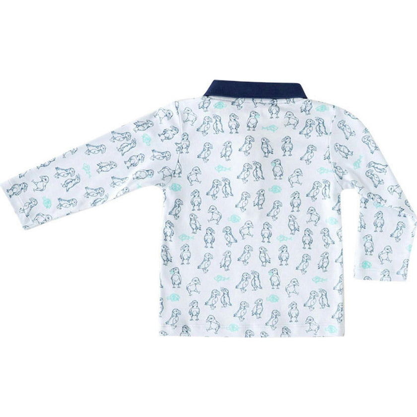 Puffin Print Polo Shirt