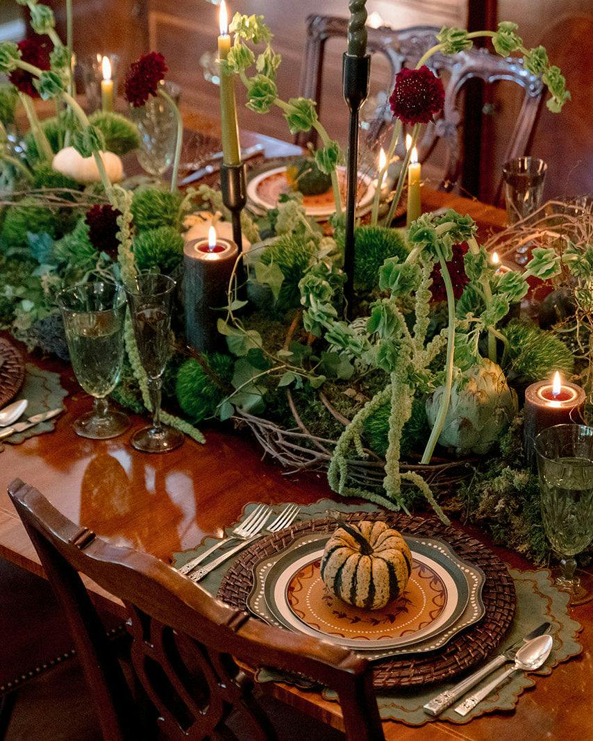 Charlotte Dinner Plate Set - Olive
