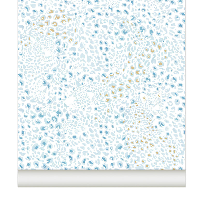 Papier peint CHEETAH coloris Ciel
