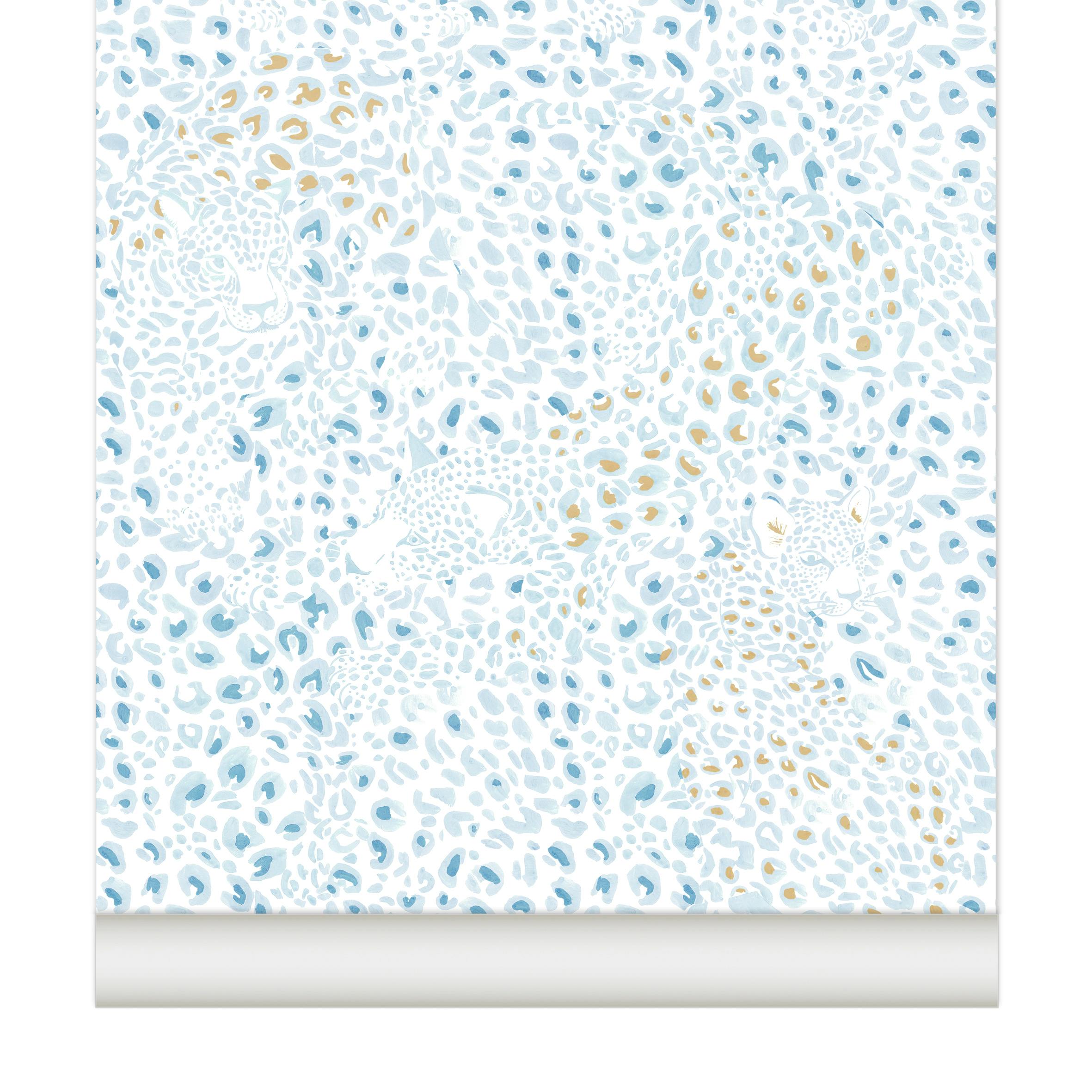 Papier peint CHEETAH coloris Ciel