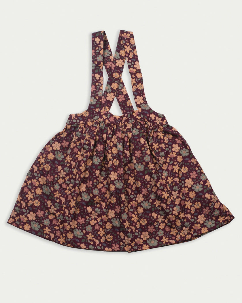 Annie Skirt - Garden Flowers Plum