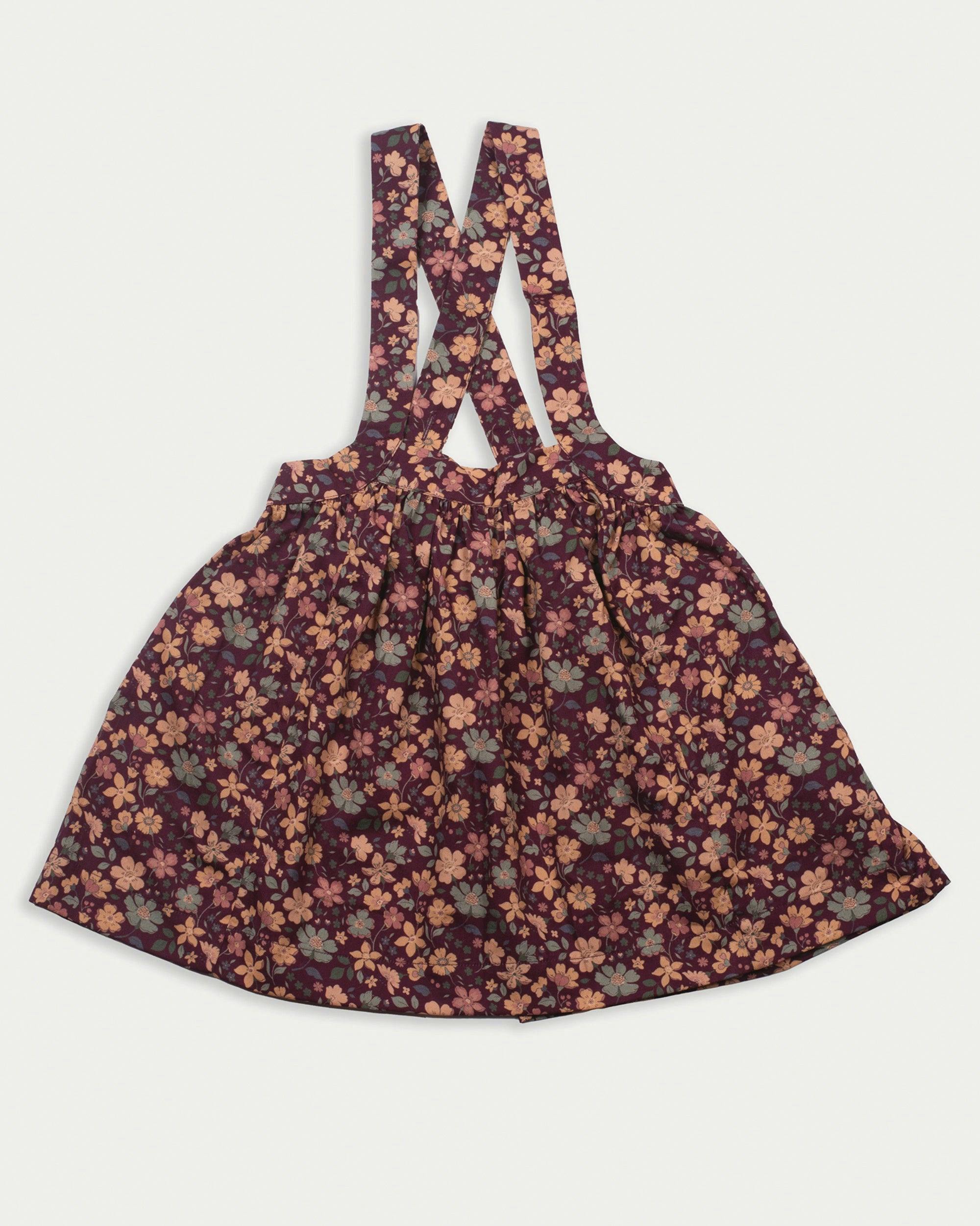Annie Skirt - Garden Flowers Plum
