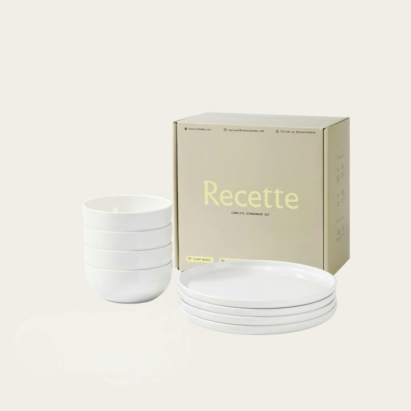 Plate and Bowl Set | Ivory