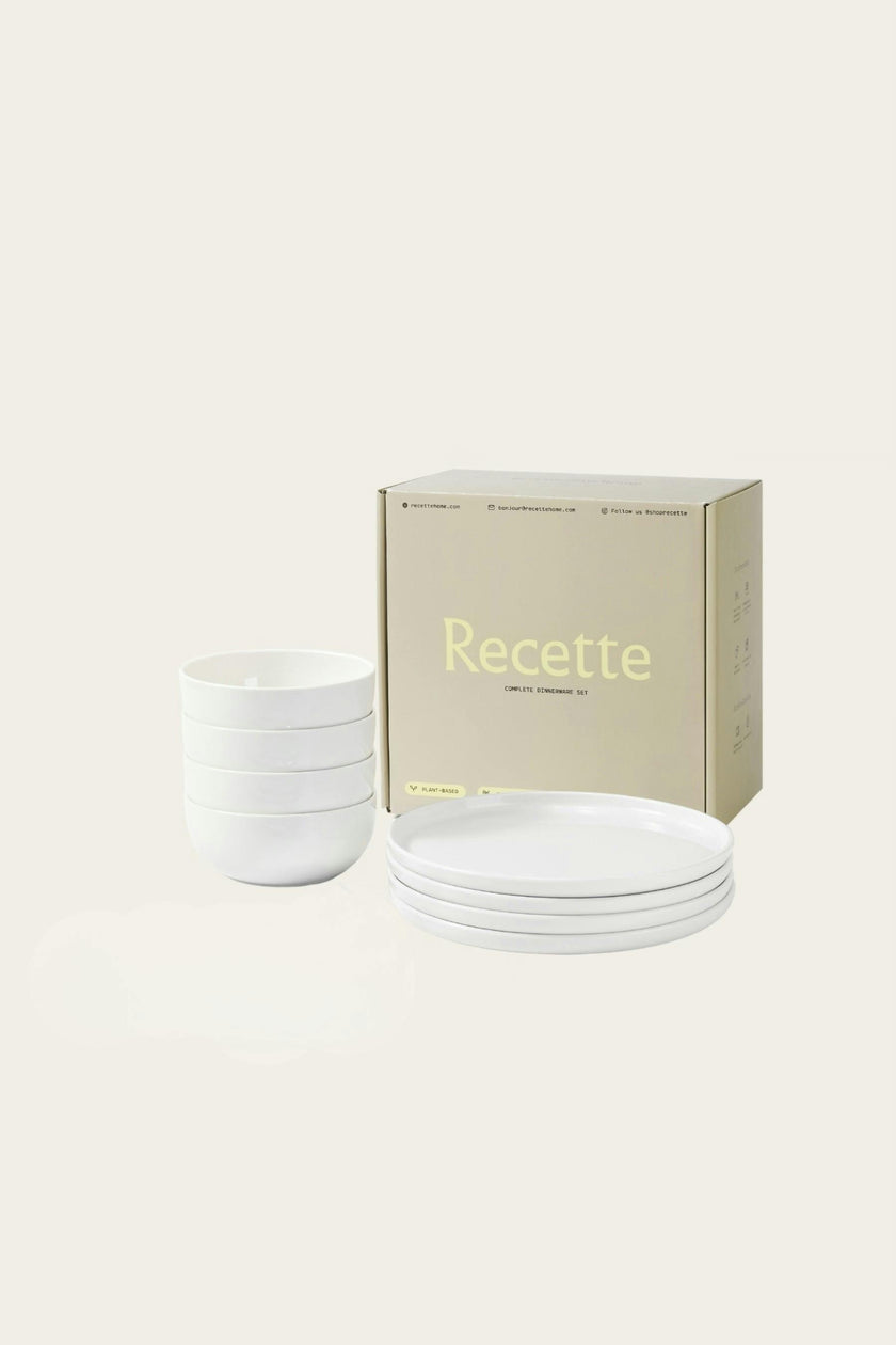 Plate and Bowl Set | Ivory