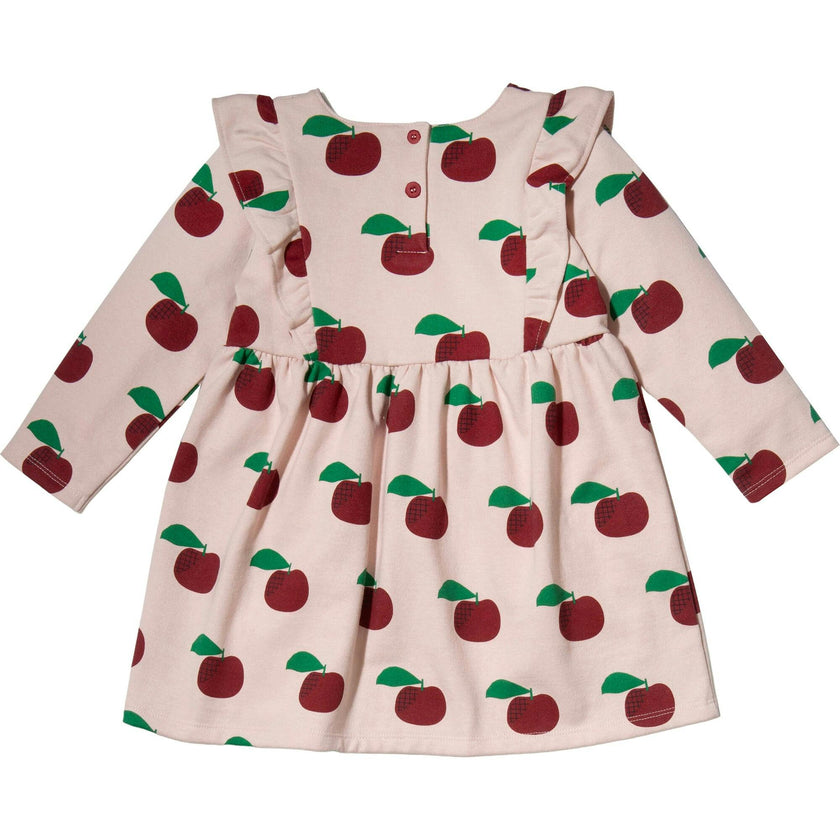 Recycled Cotton Apples Kid Ruffle Dress