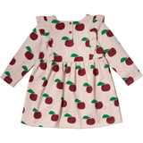 Recycled Cotton Apples Kid Ruffle Dress