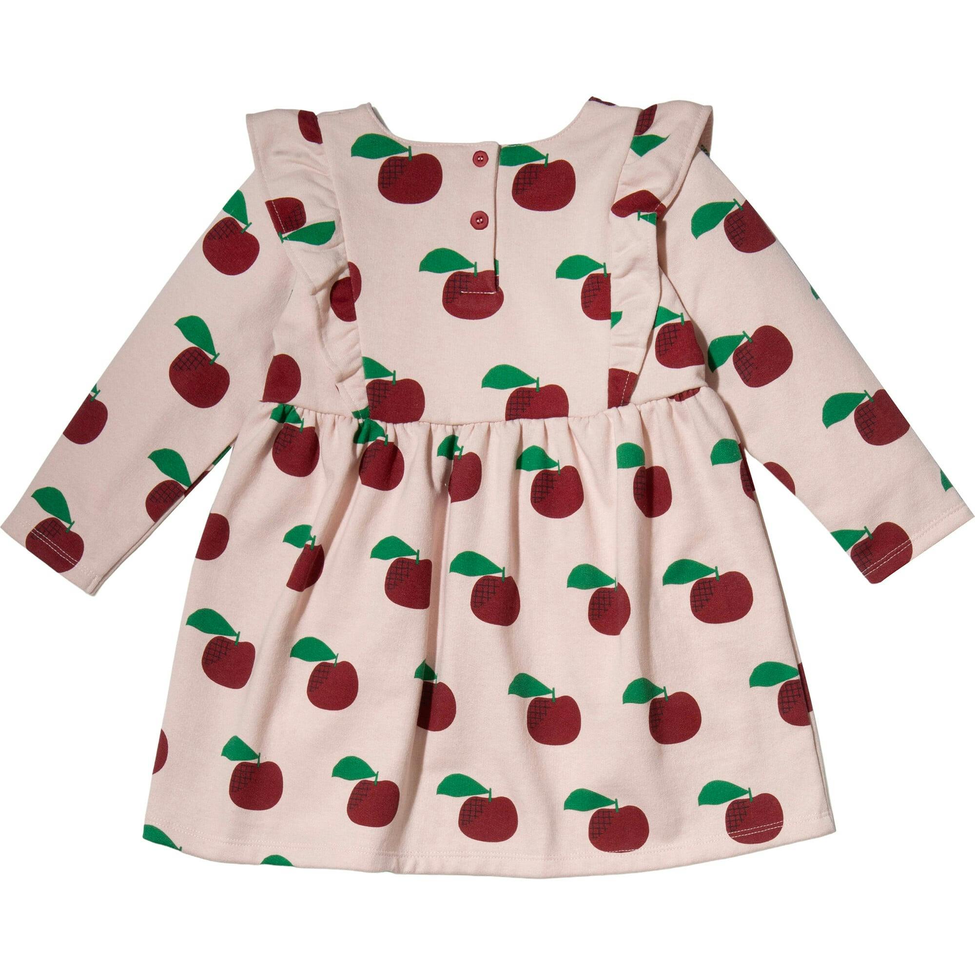 Recycled Cotton Apples Kid Ruffle Dress