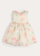 Lillie Floral Sleeveless Dress in Pink (18mths-12yrs)