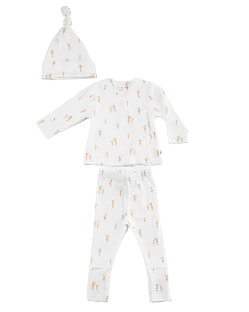 Riley Magnetic Baby Set in Seahorses
