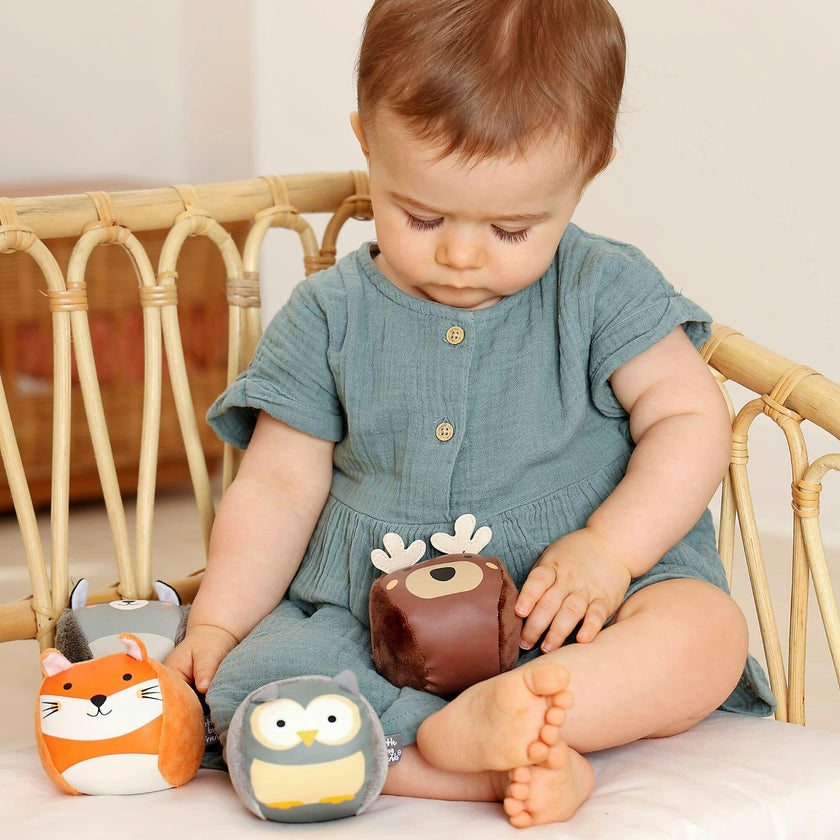 Roly Poly Balls - Forest Set of 4