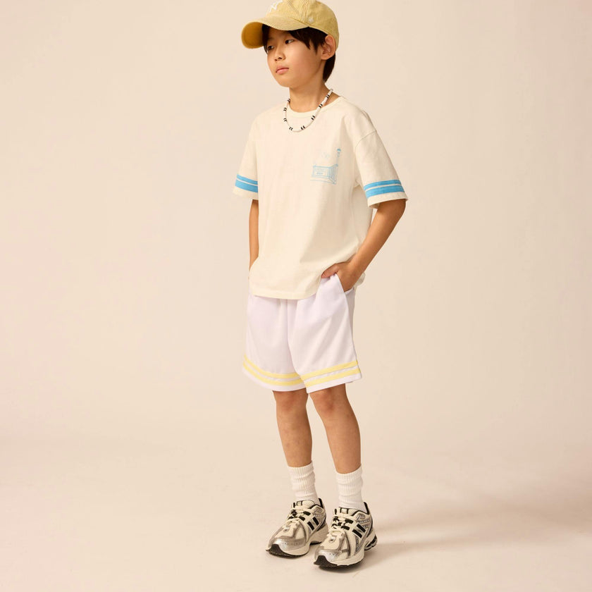 Basketball Shorts in Lemonade Trim