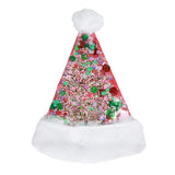 Packed Party Trapped Confetti Santa Hat Party Accessory