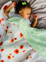 Organic Muslin Four-Layer Reversible Snug Blanket