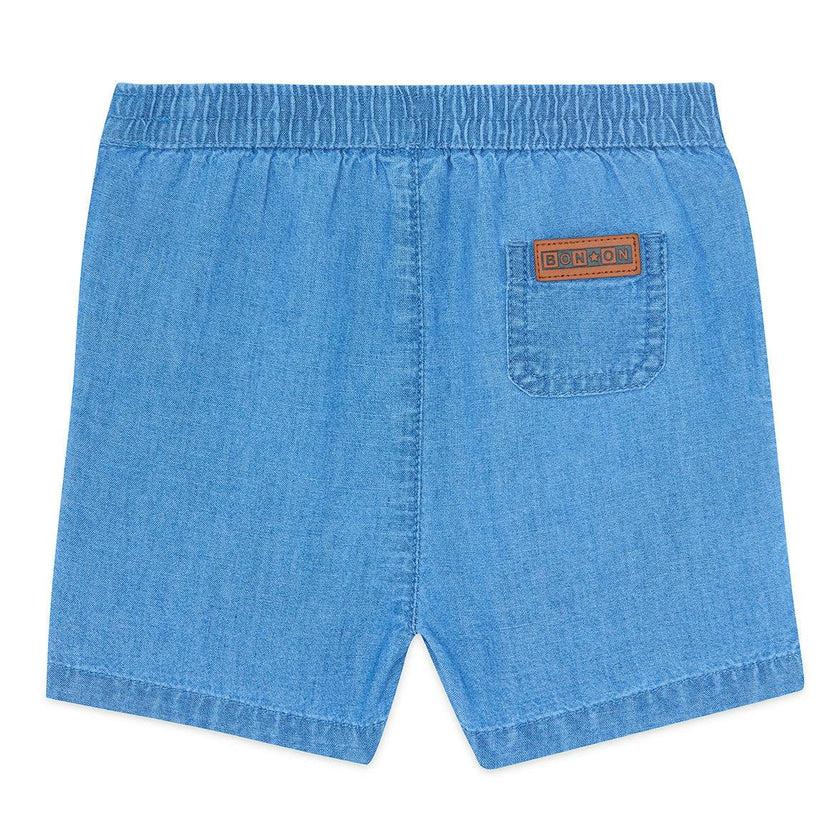 BONTON Lyon Baby Shorts - Chambray