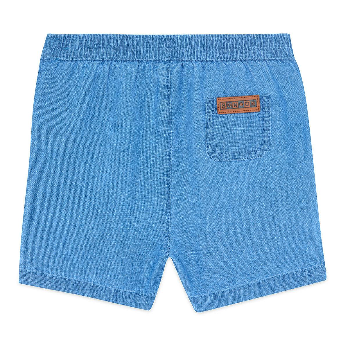 BONTON Lyon Baby Shorts - Chambray