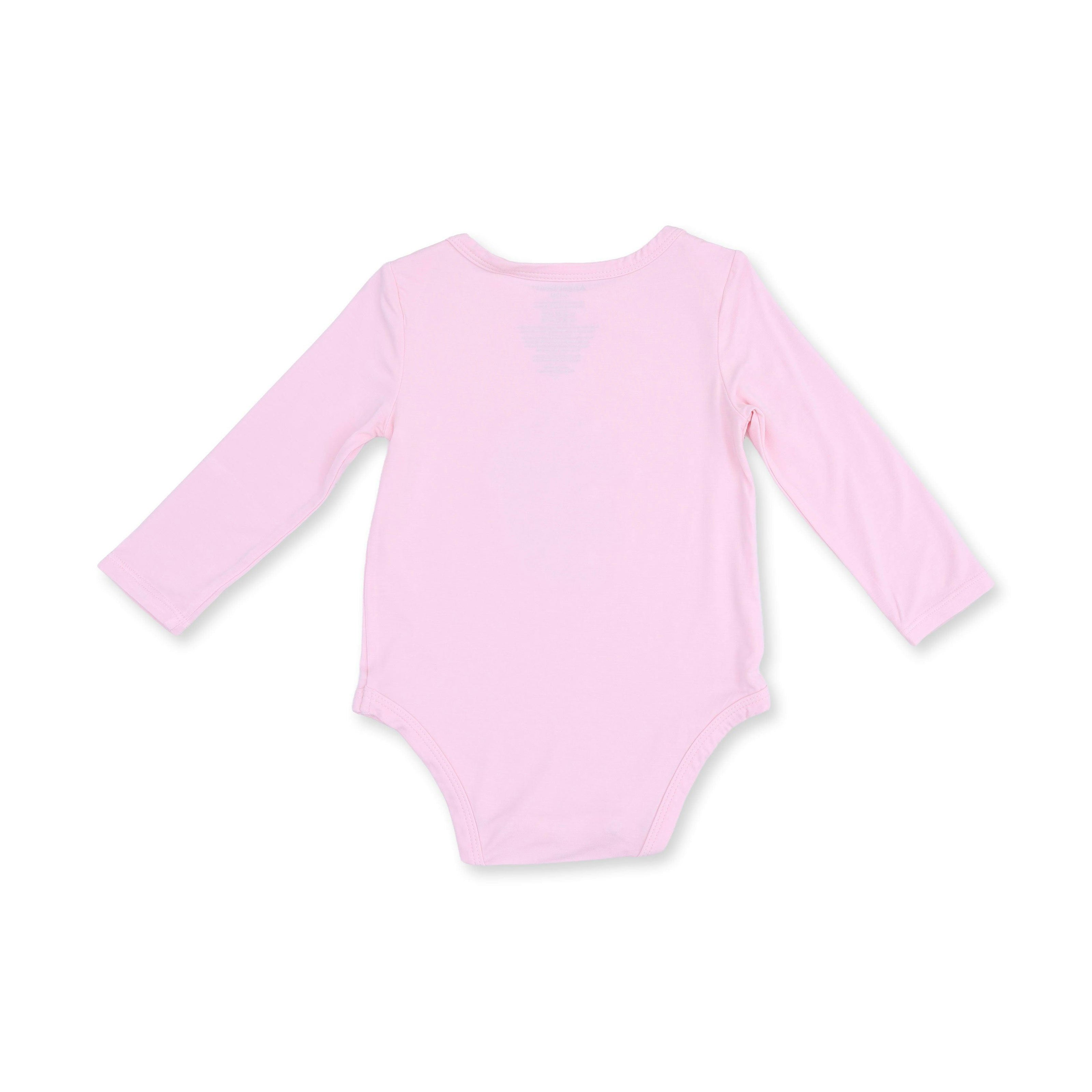 Birthday - First Birthday Pink Long Sleeve Bodysuit
