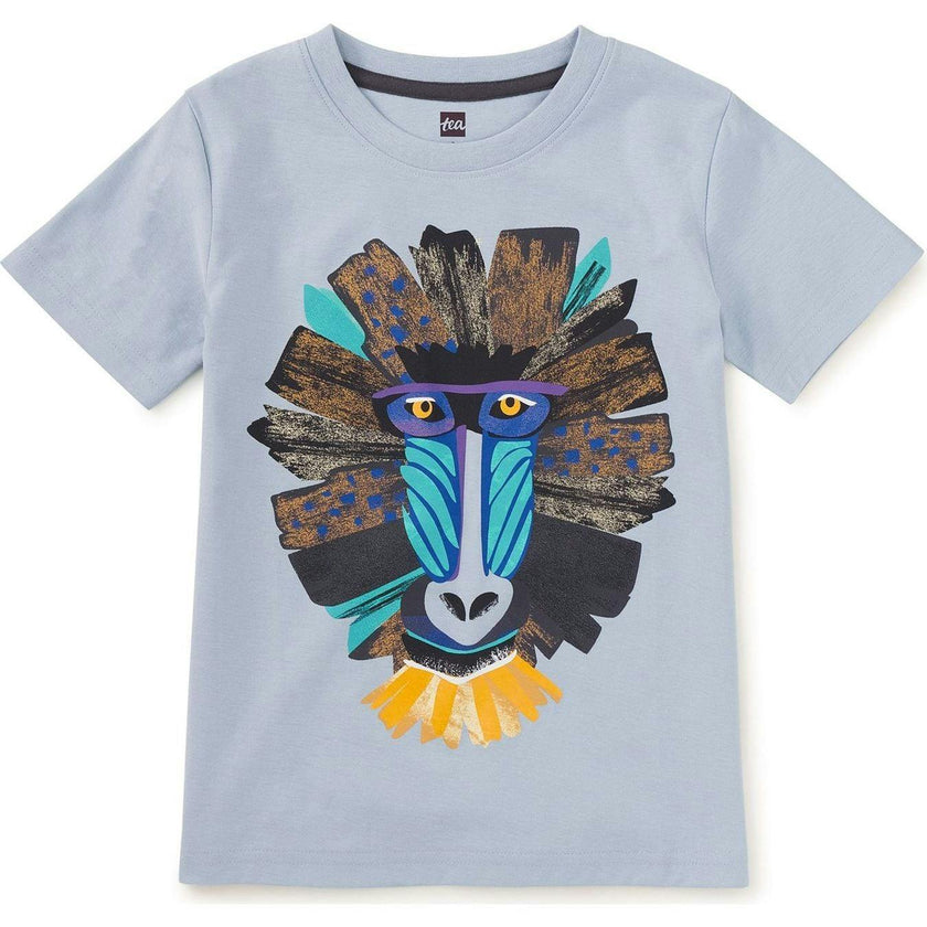 Mandrill Graphic Tee, Blue