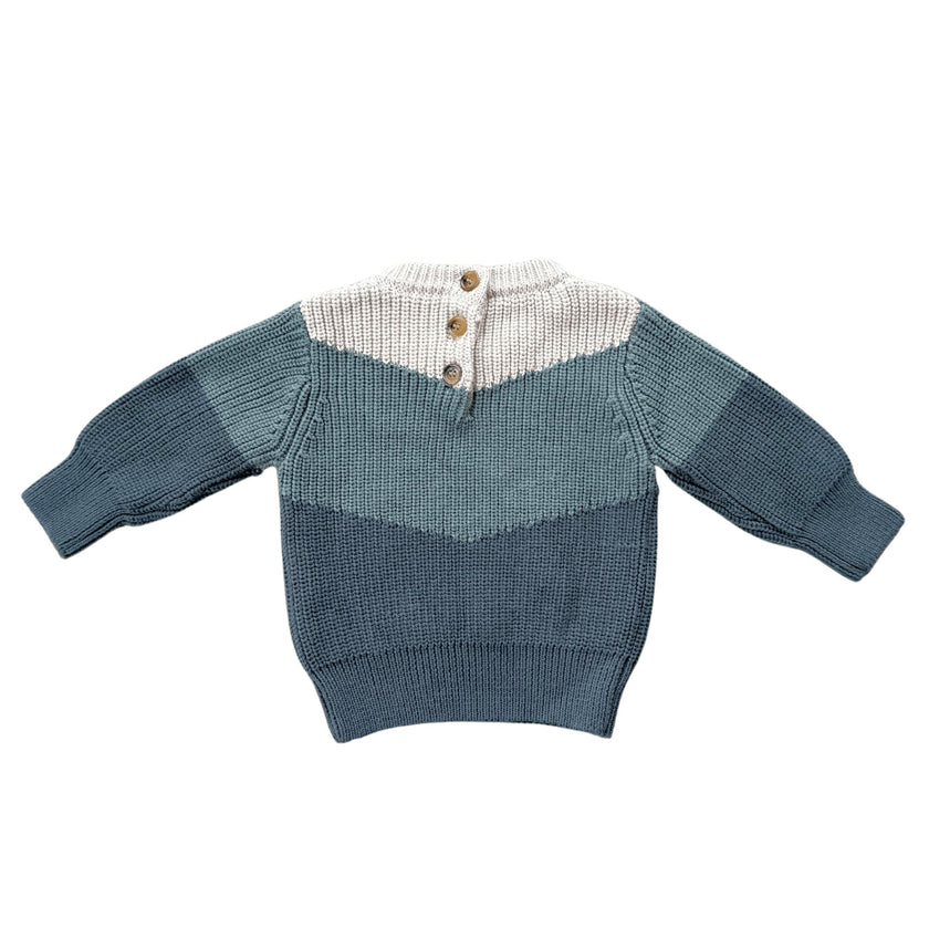 Boy's Colorblock Knit Sweater