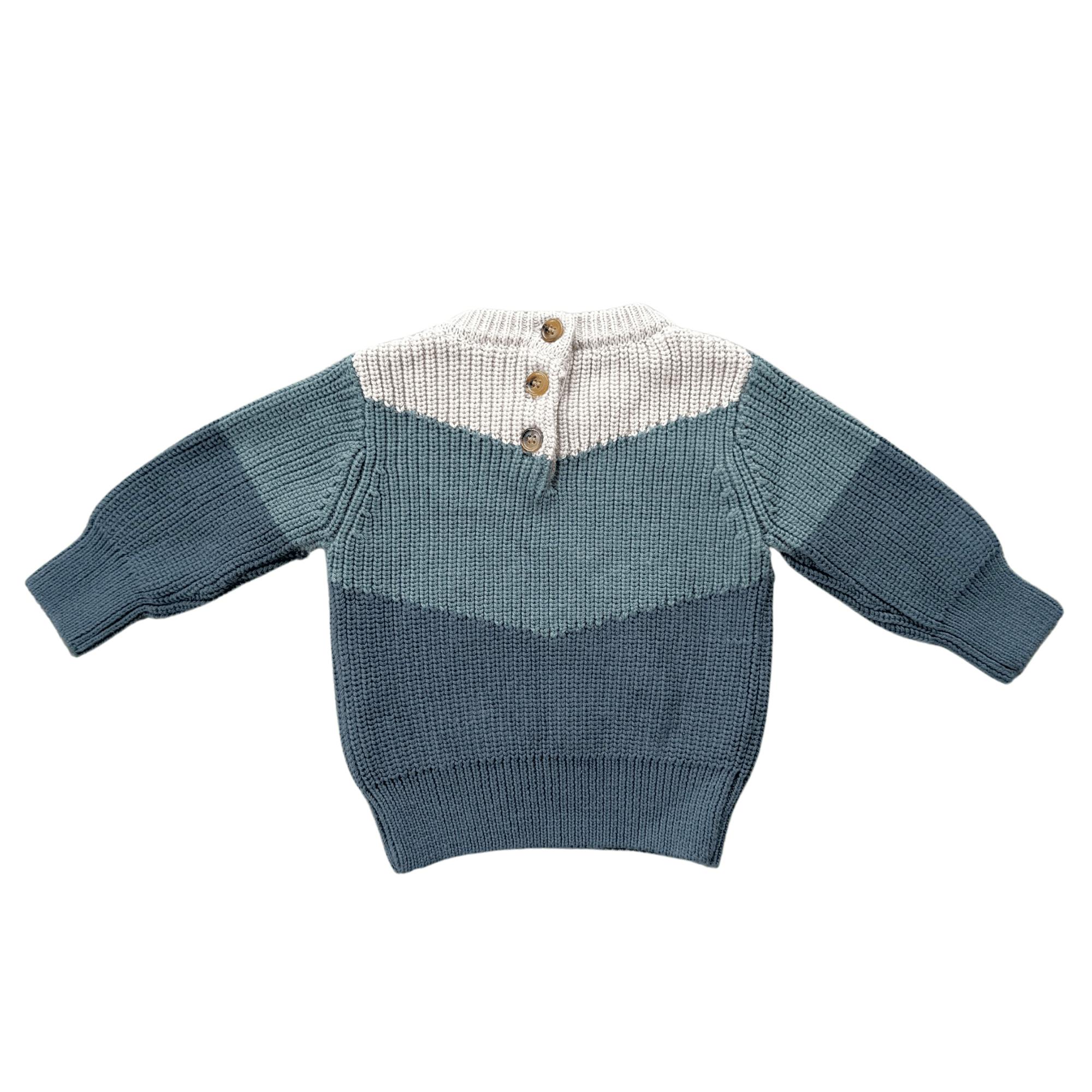 Boy's Colorblock Knit Sweater