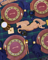 Fleur Dinner Plate Set - Dirty Martini