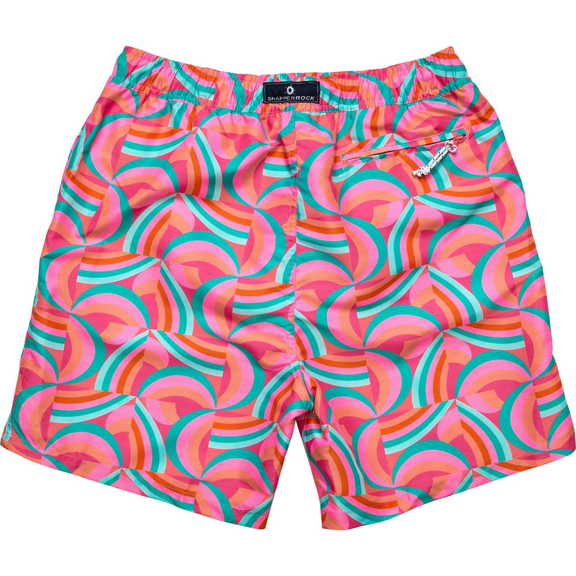 Mens Geo Melon Sustainable Swim Short