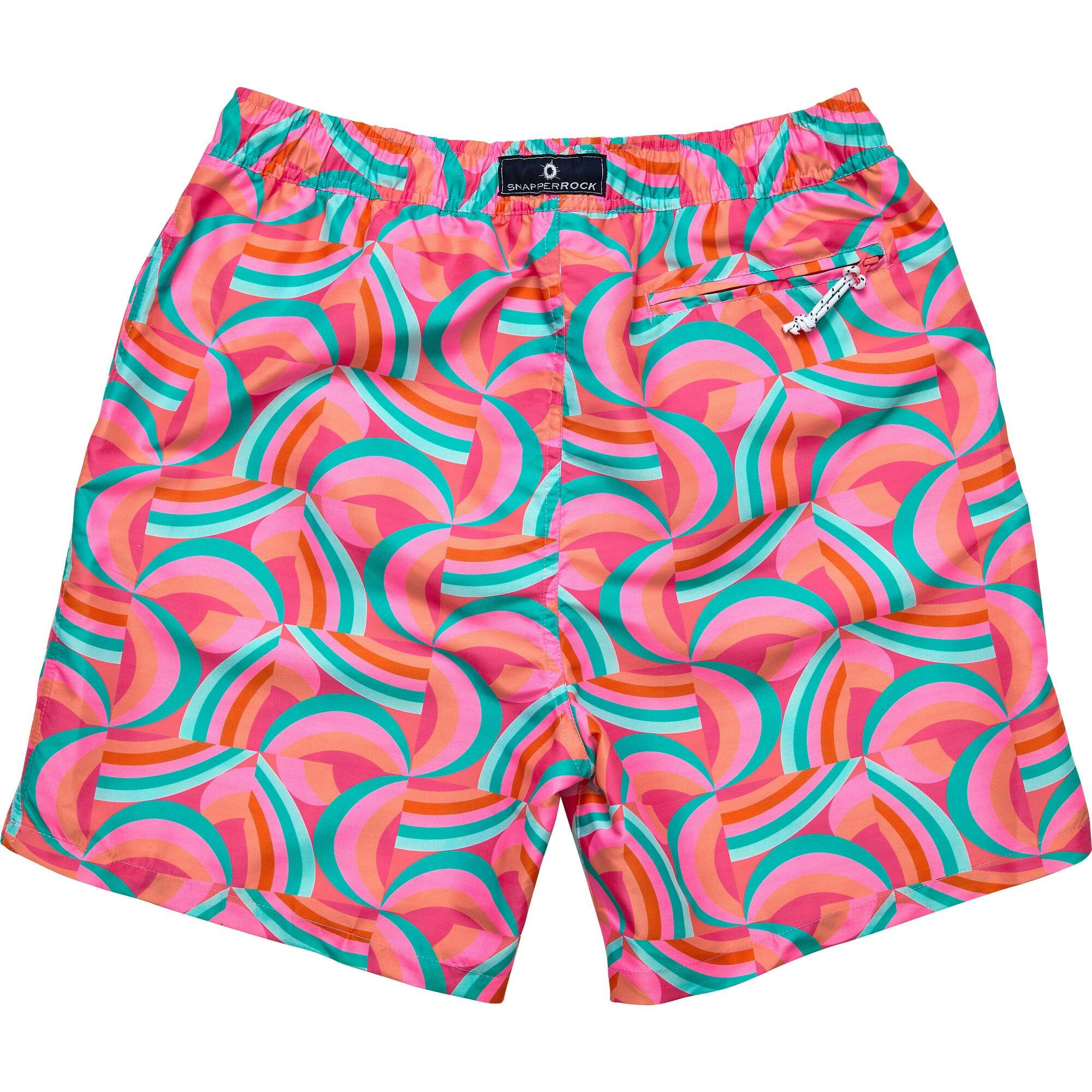 Mens Geo Melon Sustainable Swim Short