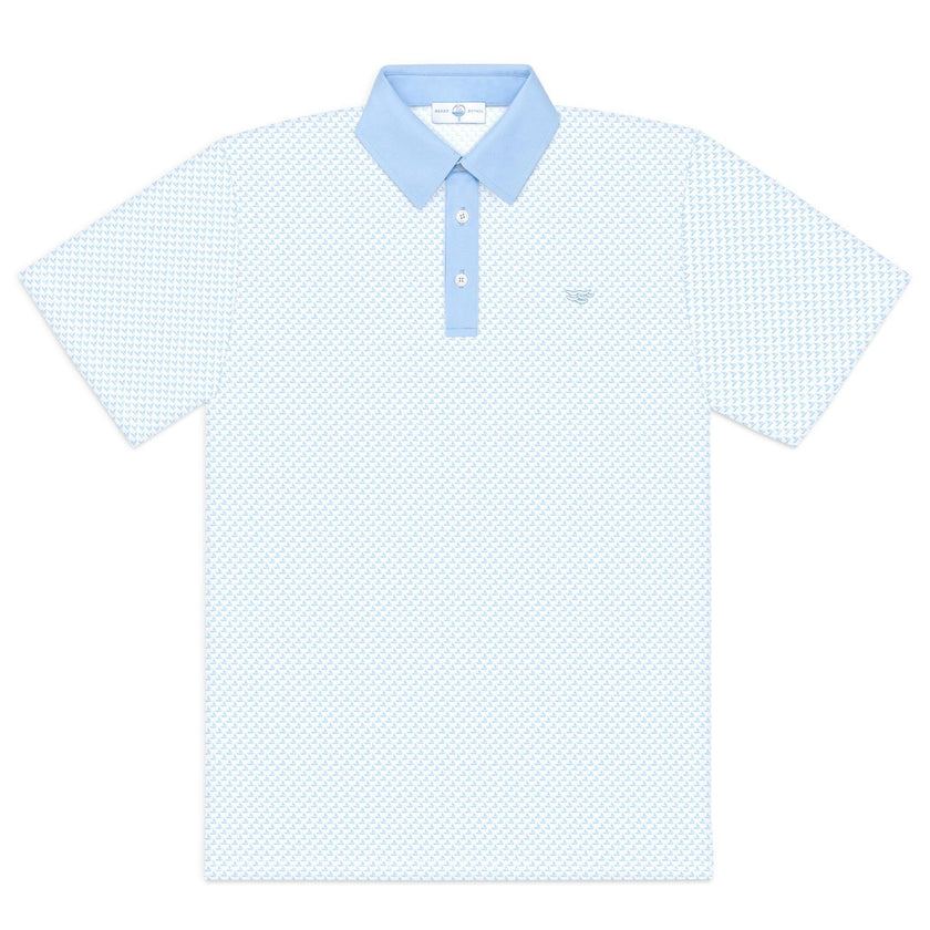 Men's Performance Polo in HD Sailboats
