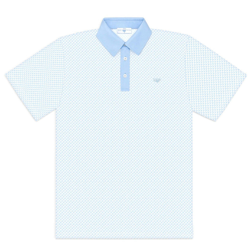 Men's Performance Polo in HD Sailboats