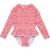 Ditsy Bloom Skirt Surf Suit