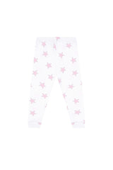 Pink Stars Print Pajama