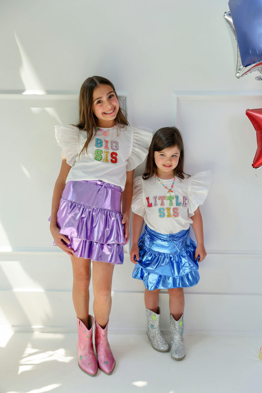 Big Sis Gem Ruffle T-Shirt