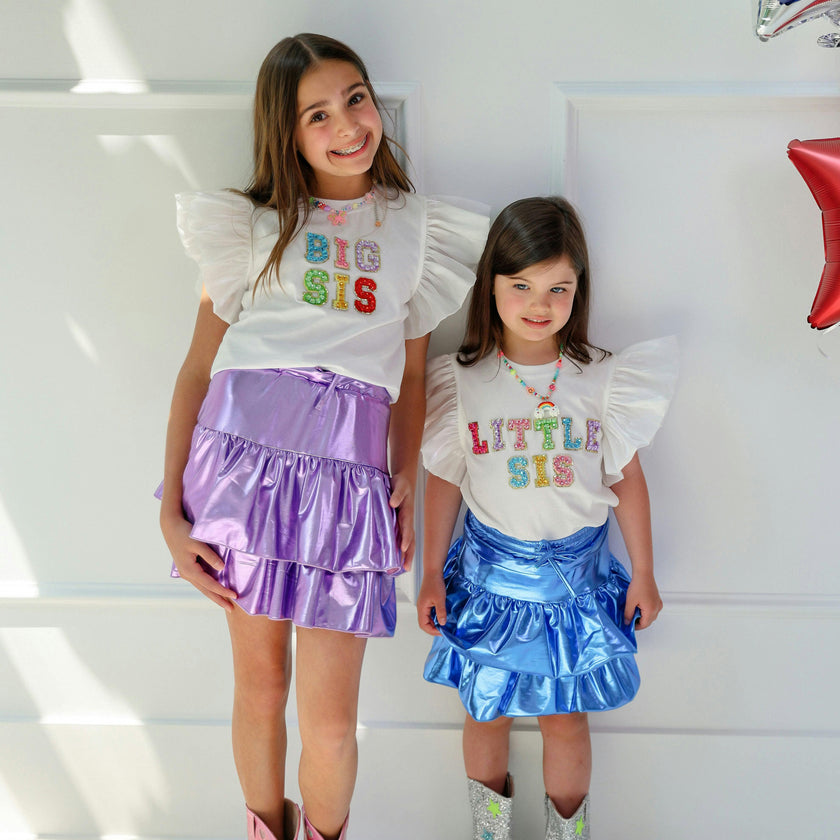 Big Sis Gem Ruffle T-Shirt