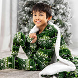 Minecraft Creeper Holiday Bamboo Kids Pajamas