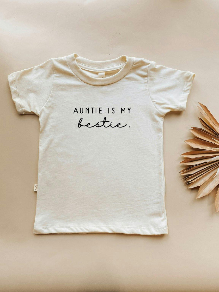 Auntie is my Bestie Organic Kids T-shirt