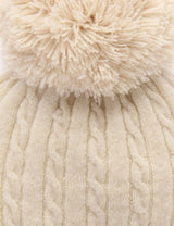 Cashmere Beanie Camel Melange