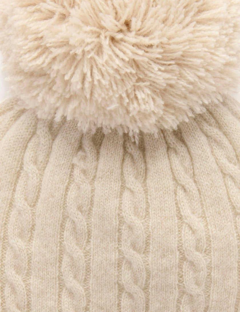 Cashmere Beanie Camel Melange