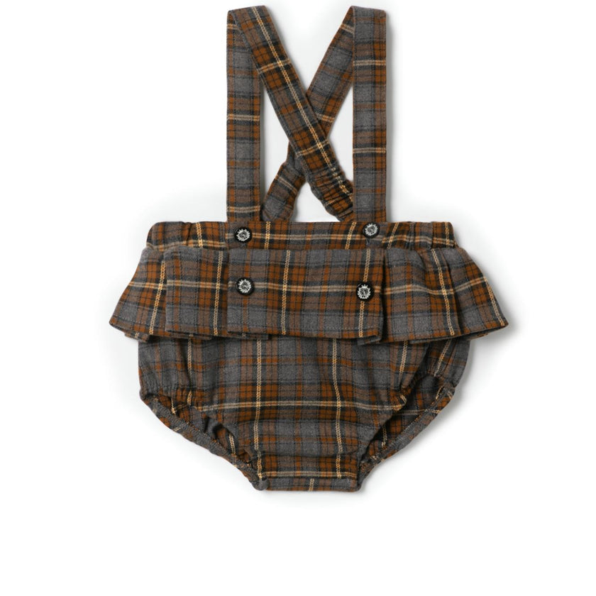Plaid Overall