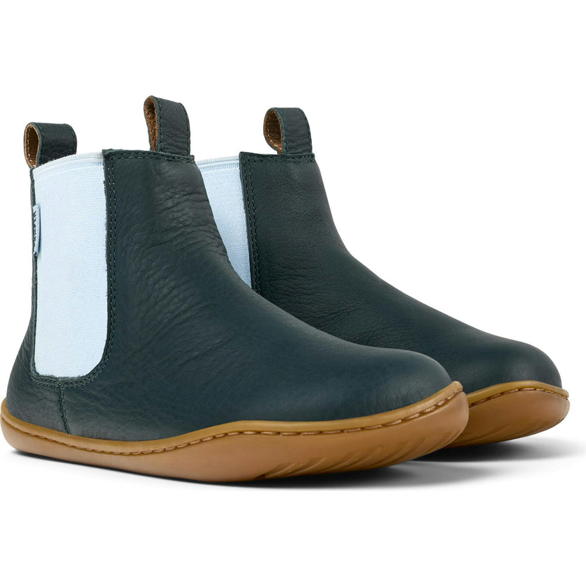 Kids Peu Leather Boots, Green