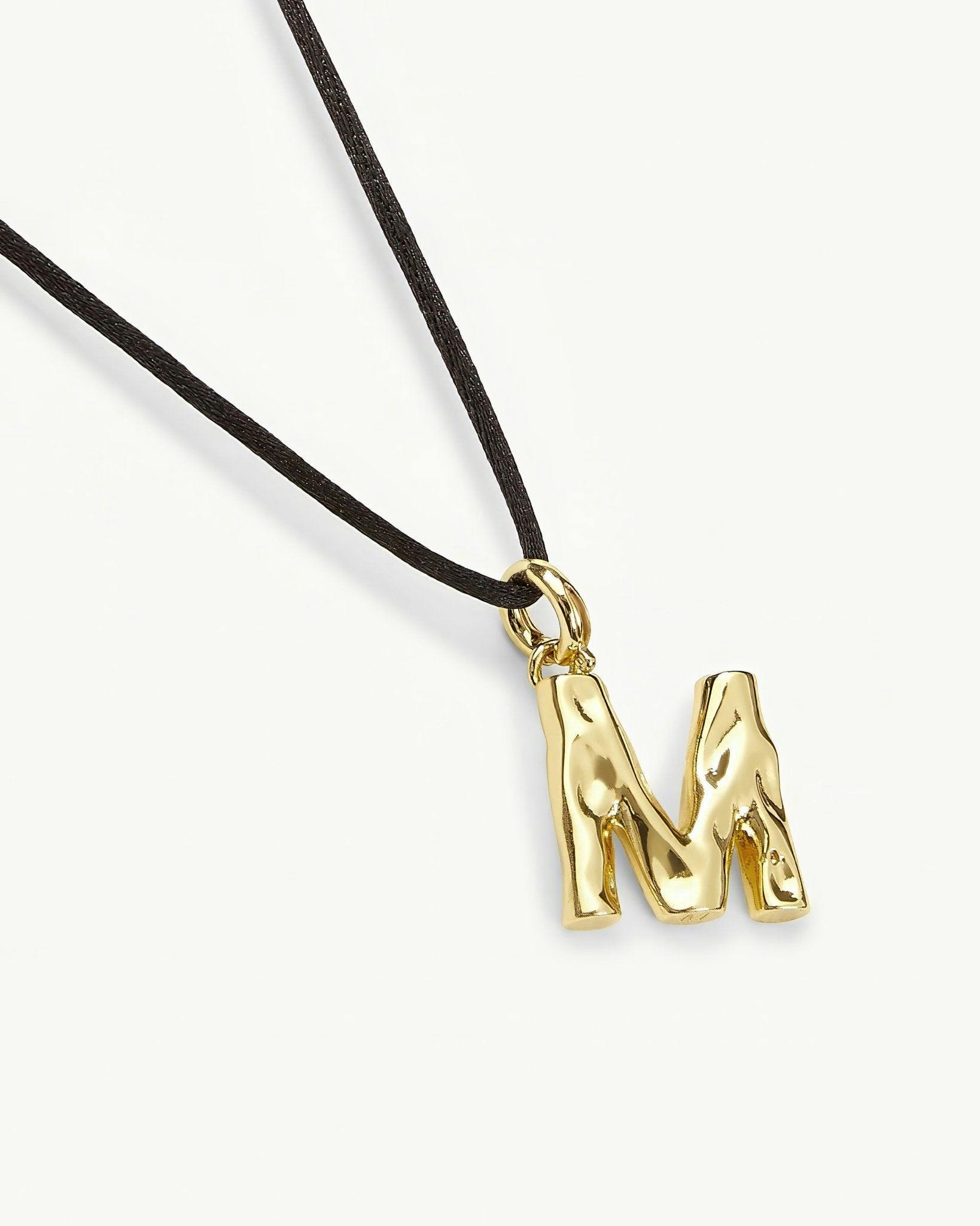 Monogram Necklace in Gold