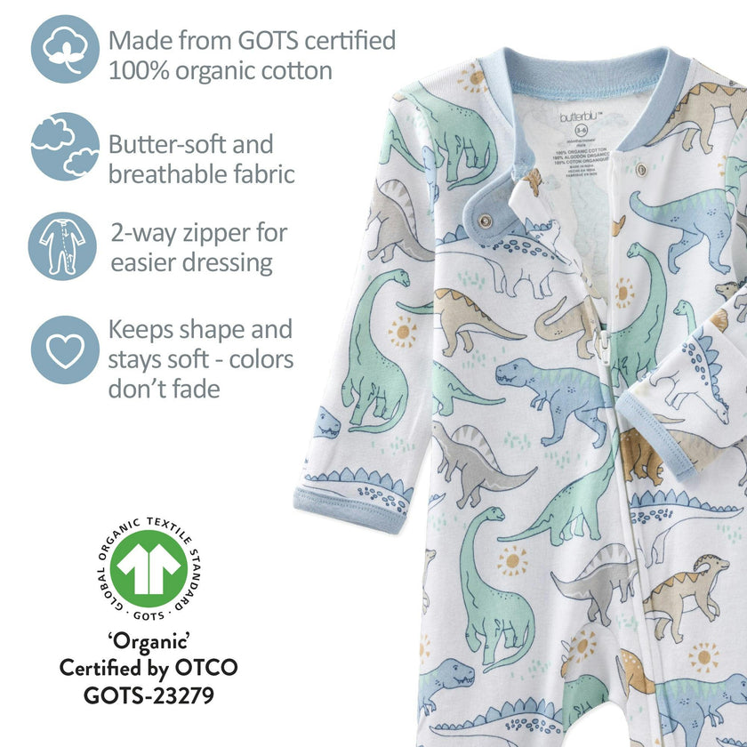 SCOUT Sleep & Play Baby Boys Pajamas
