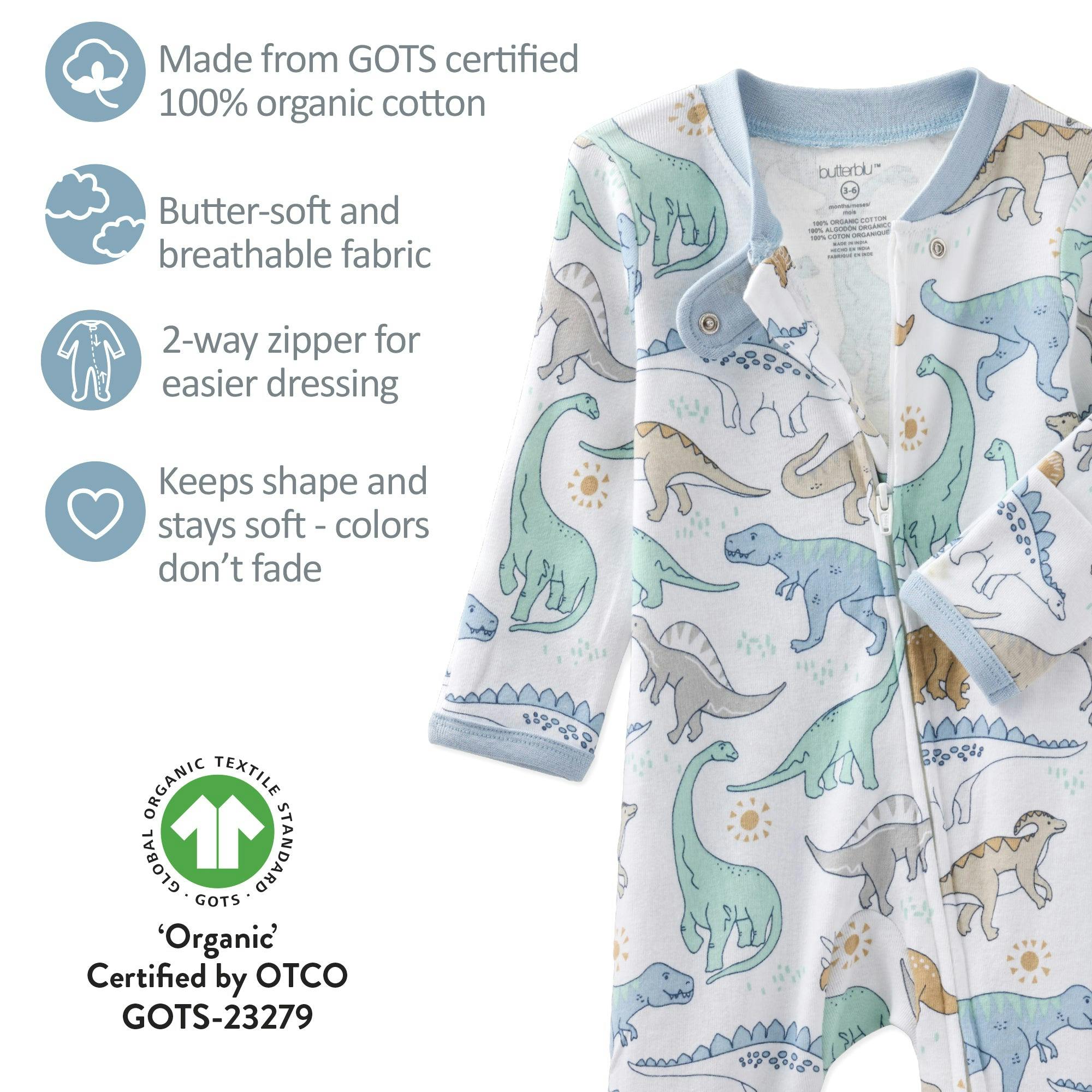 SCOUT Sleep & Play Baby Boys Pajamas