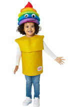 Girls' Yummy World Rainbow Soft Serve Costume by Kidrobot
