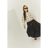 Trapeze Crop Long-Sleeve
