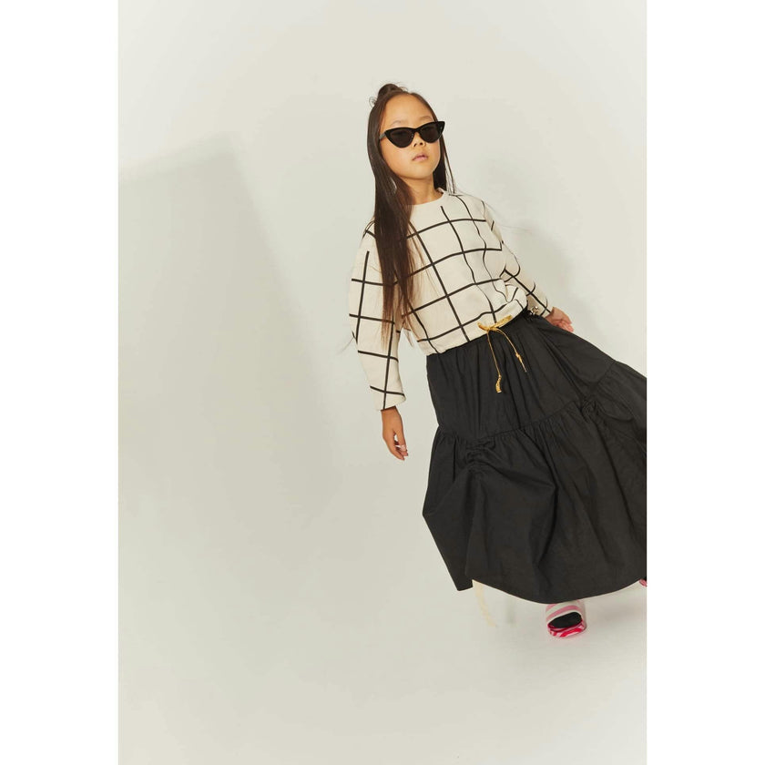 Trapeze Crop Long-Sleeve