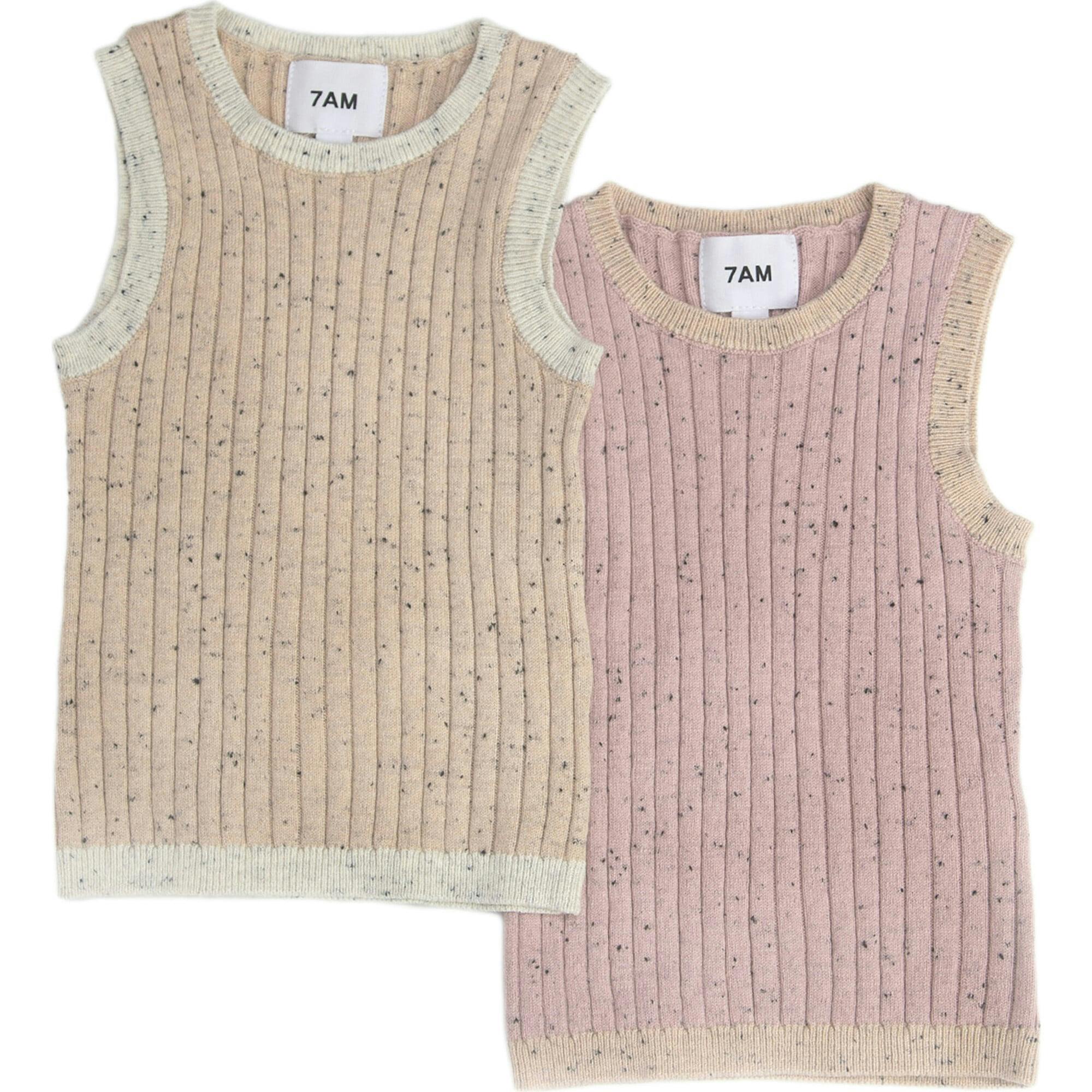 Ribbed Knit Retro Tank Top