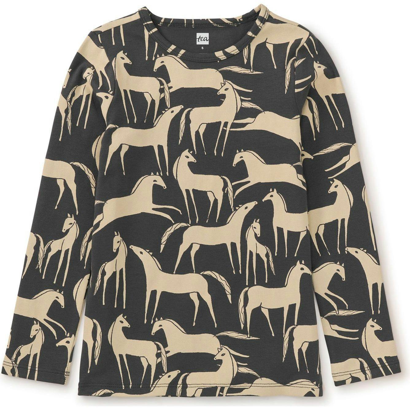 Long Sleeve Slim Fit Top, Multi