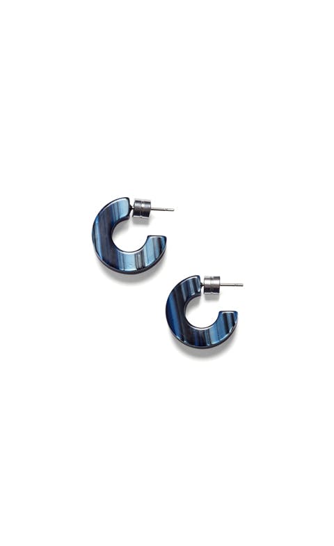 Muse Hoops in Indigo